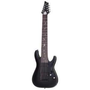 Schecter Damien Platinum-9 9-String Electric Guitar Satin Black-138805