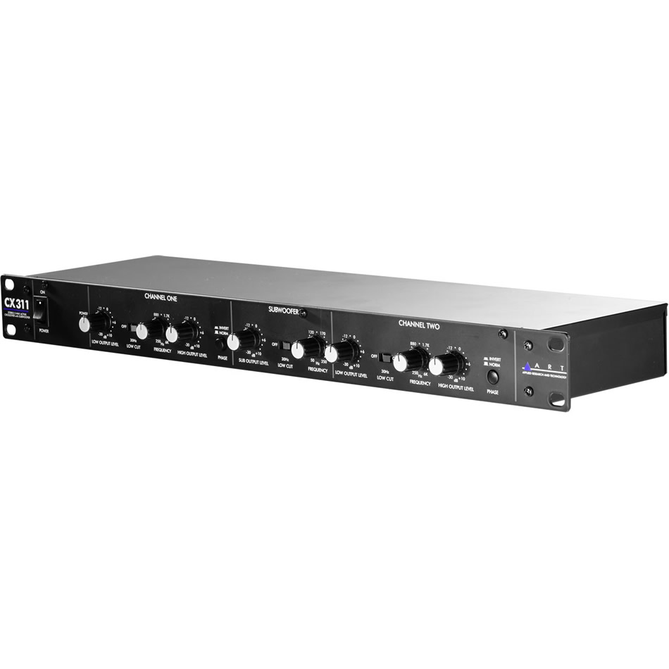 ART 2-Way Stereo Crossover w/ Sub Out slanted