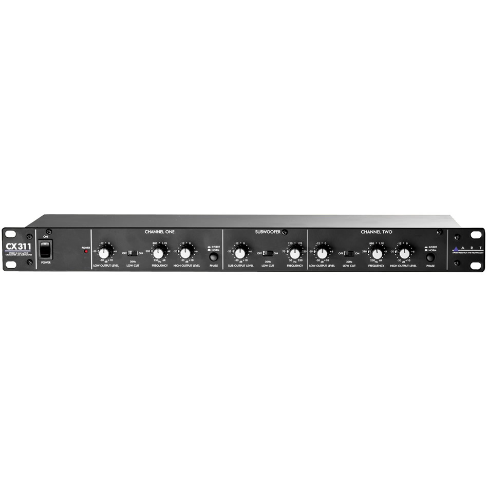 ART 2-Way Stereo Crossover w/ Sub Out forwards