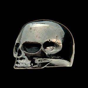 Q-Parts Skull I Knob Pearl Black