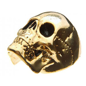 Q-Parts Jumbo Skull II Knob, Gold