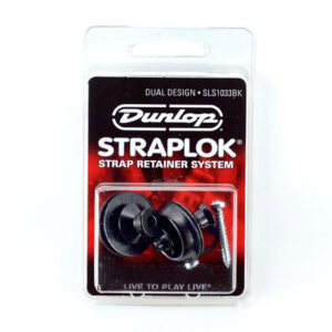 Jim Dunlop Straplok Dual Design Guitar Strap Retainer System Black