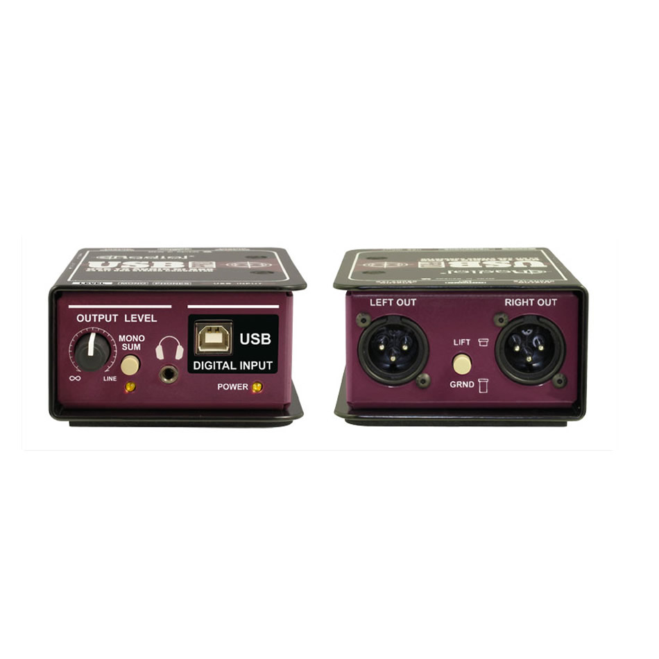 Radial USB-Pro USB DI for Computers both rear and front