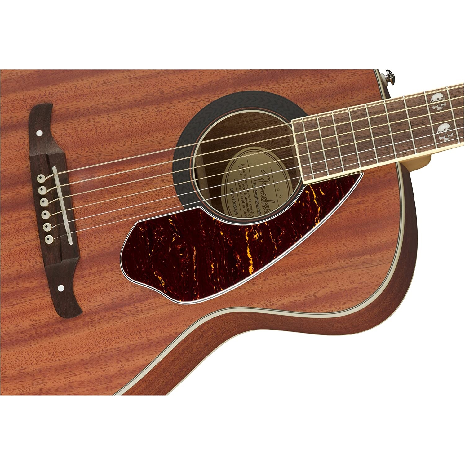 Fender Tim Armstrong Hellcat Concert Acoustic-Electric Guitar, Natural Demo Gently Used-81400