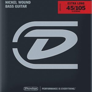 Jim Dunlop Bass Nickel Wound Extra Long, 45/105 XL/4, Set (M6)-0