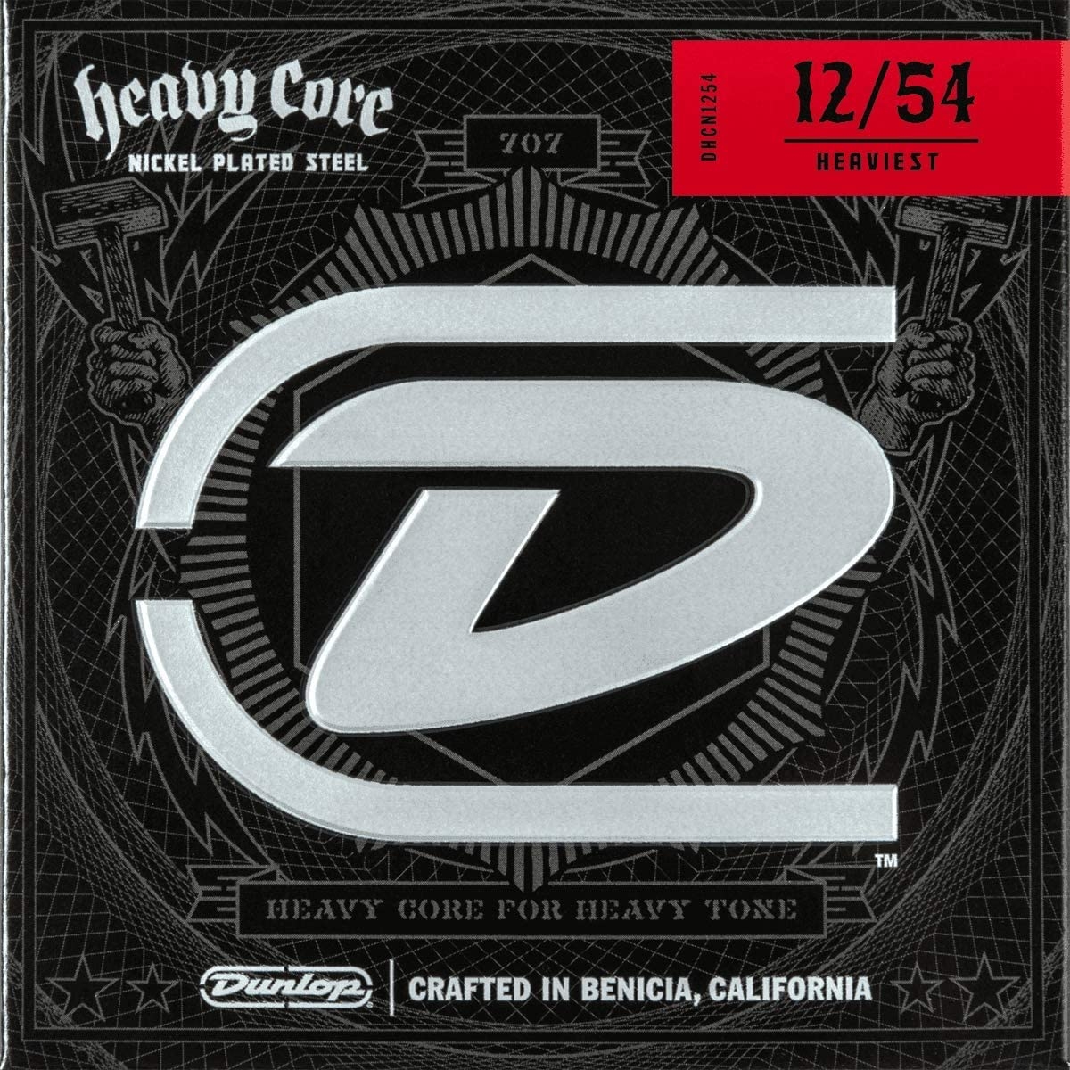 Jim Dunlop Heaviest Core Strings Set12/54 (6 Set)-0