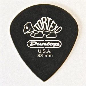 Jim Dunlop Tortex Pitch Black Jazz Pick, 0.88mm (72bg)-0