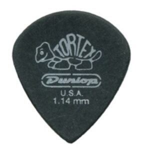 Jim Dunlop Tortex Pitch Black Jazz Pick 1.14mm, 72 BG-0