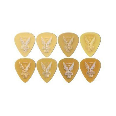 Steve Clayton Ultem Gold Tortoise picks, Standard .56mm (48 pack)-0