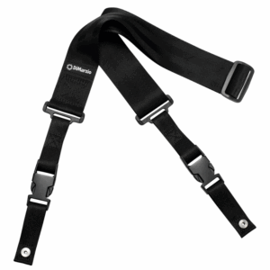 DiMarzio DD2200N 2 inch Nylon ClipLock Guitar Strap, Black-0