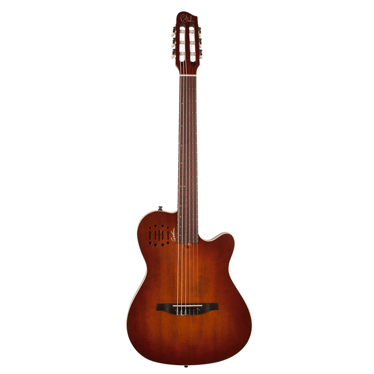Godin Multiac Nylon Encore Burnt Umber SG (w/gig bag)-0