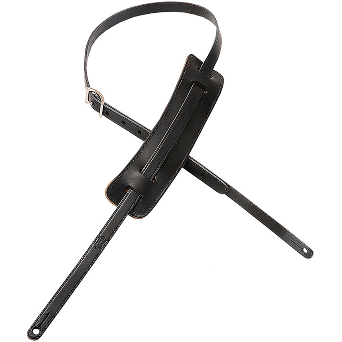 Levy's M26 Chrome-Tan Leather Guitar Strap - Black-82575