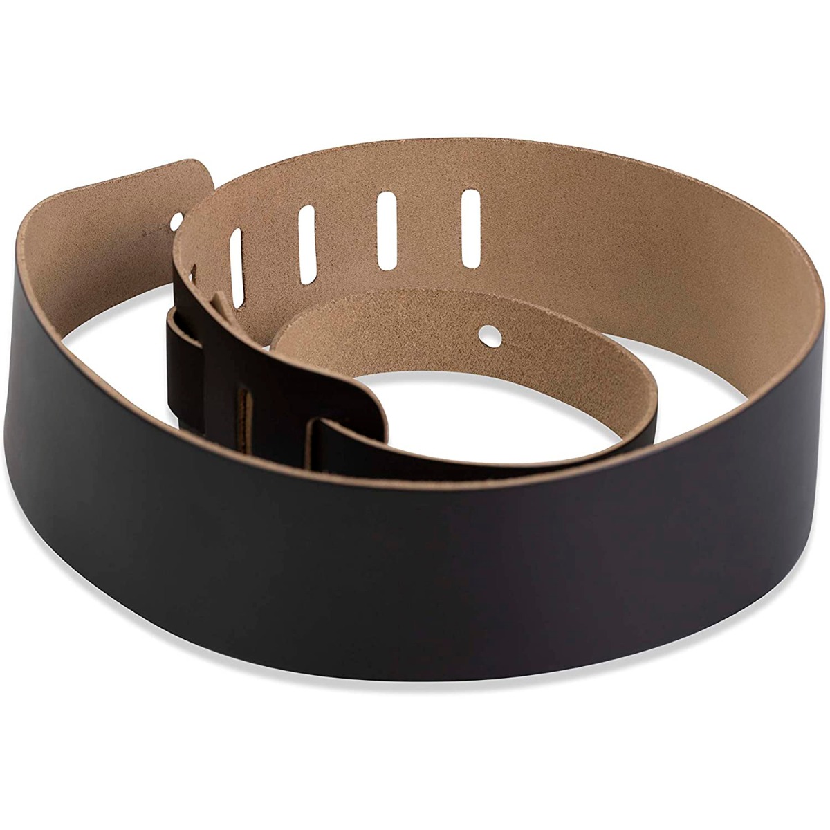 Levy's M26 Chrome-Tan Leather Guitar Strap - Black-82573