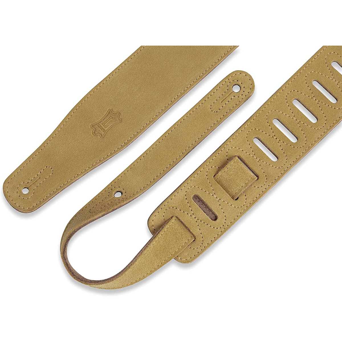 Levy's MS26 2.5" Brushed Suede Guitar Strap - Tan-82550