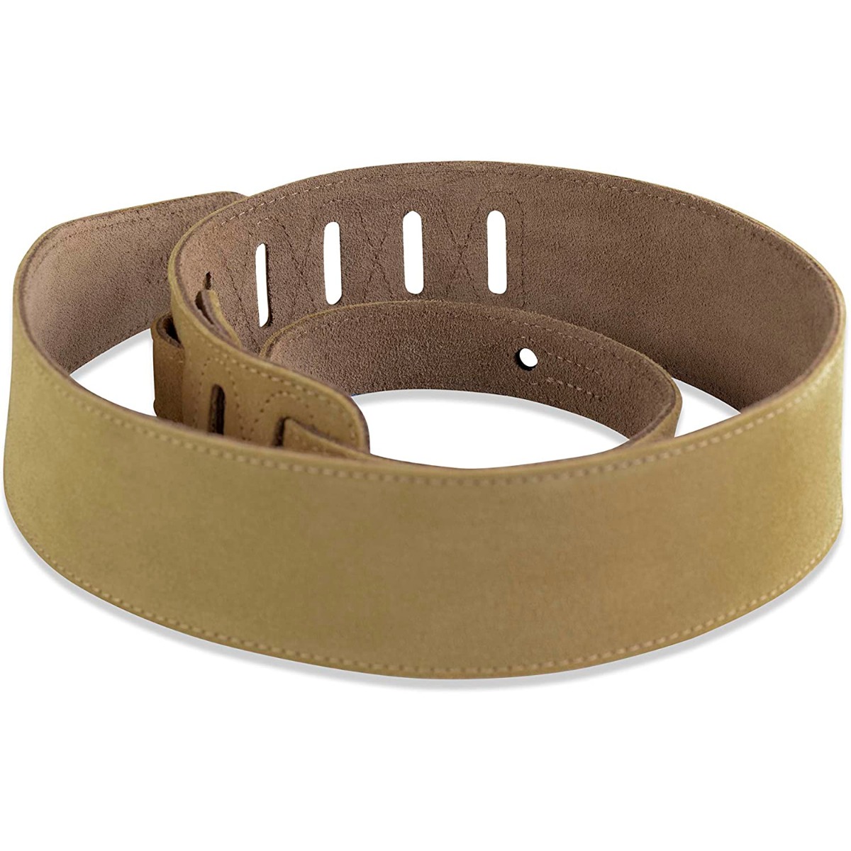 Levy's MS26 2.5" Brushed Suede Guitar Strap - Tan-82549