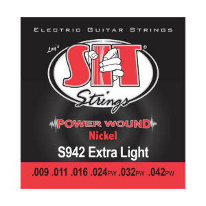 SIT Power Wound Nickel Electric strings, Extra Light-0