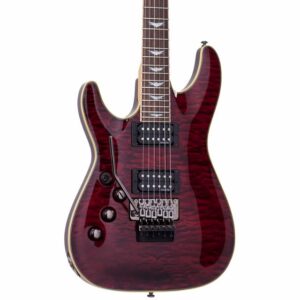 Schecter 2010 Omen Extreme-FR LH Guitar, Black Cherry