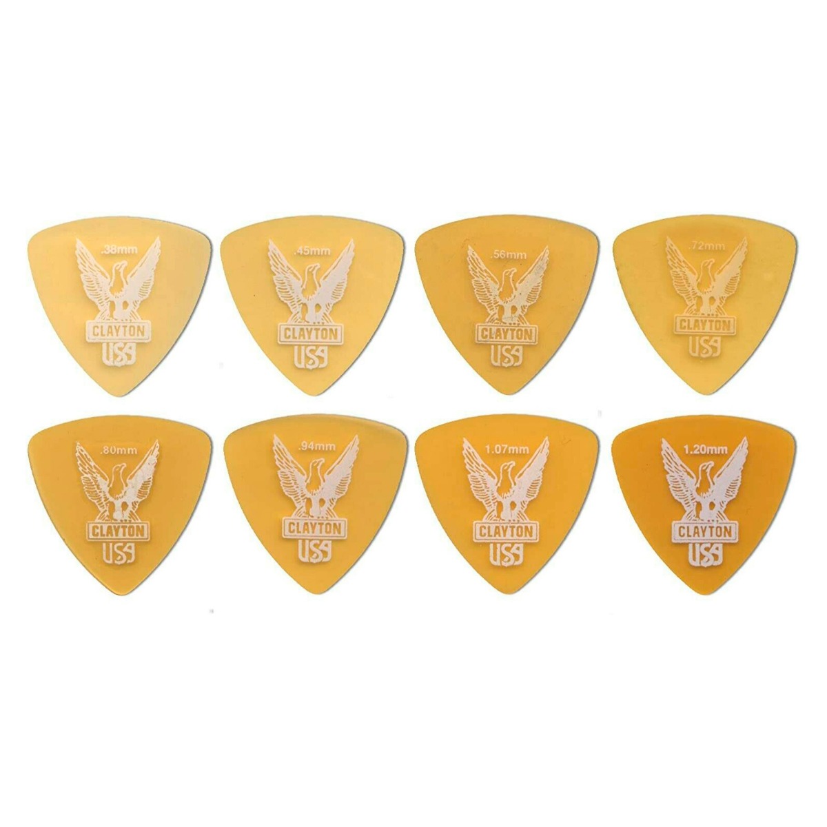 Clayton Ultem Gold Guitar Picks .94 mm-0