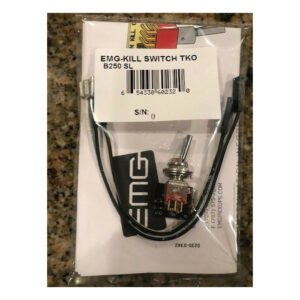 EMG MINI TOGGLE Kill SWITCH TKO OFF ( ON ) SOLDERLESS w/ CABLES B250 SIGNAL CUT-0