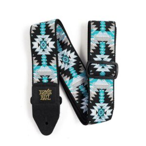 Ernie Ball 4609 Albuquerque Blue Jacquard Strap-0