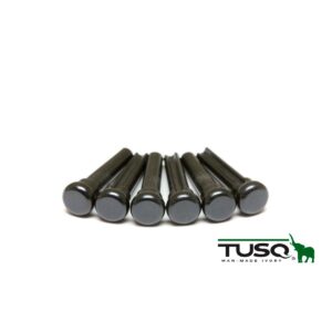 Graph Tech Tusq Presentation Style Bridge Pins, Black-0