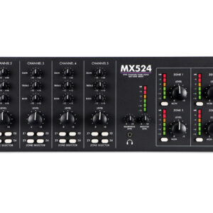 ART MX524 Five Channel Four Zone Mic/Line Mixer-136123