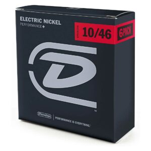 Jim Dunlop Electric Nickel Wound String Set, 10/46 (6 Set)-0