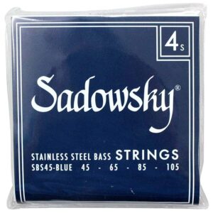 Sadowsky (SBS 45B) Blue Bass Strings, 5-String Standard 45-65-85-105-130T (M4)-0