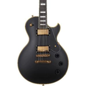 Schecter Solo II Custom Electric Guitar, Aged Black Satin-0