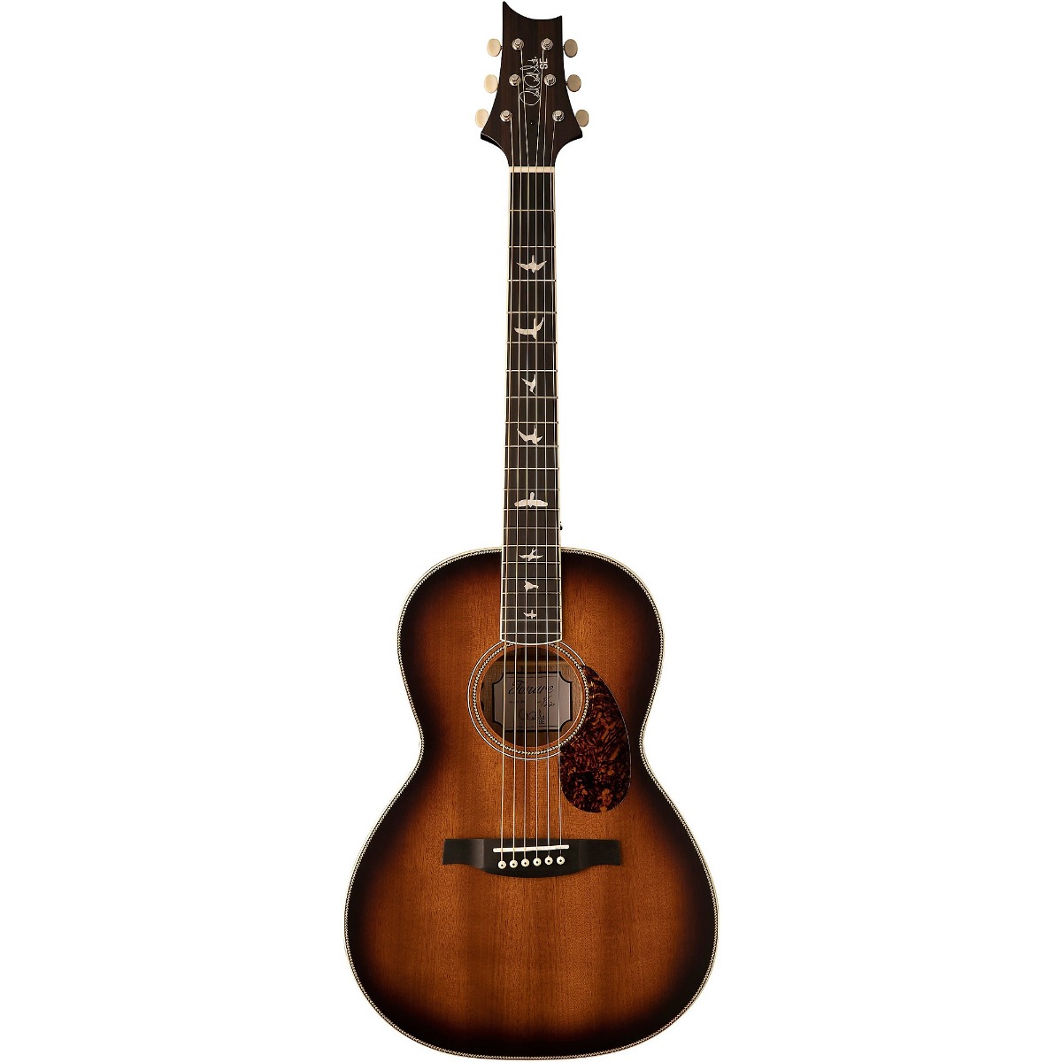 PRS SE P20 Parlor Acoustic Guitar, Tobacco Sunburst-0