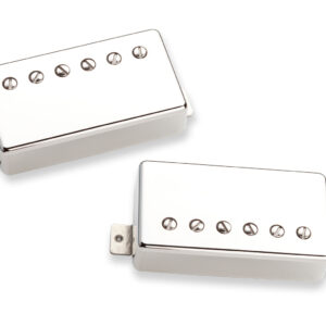 Seymour Duncan Pickup Set, High Voltage Humbucker Nickel Cover-0