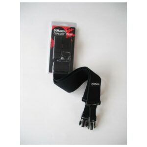 DiMarzio Cotton Cloth 2-inch ClipLock Guitar Strap, Black-0