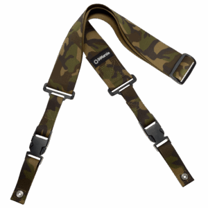 DiMarzio Cotton Cloth 2-inch ClipLock Guitar Strap, Camouflage-137742