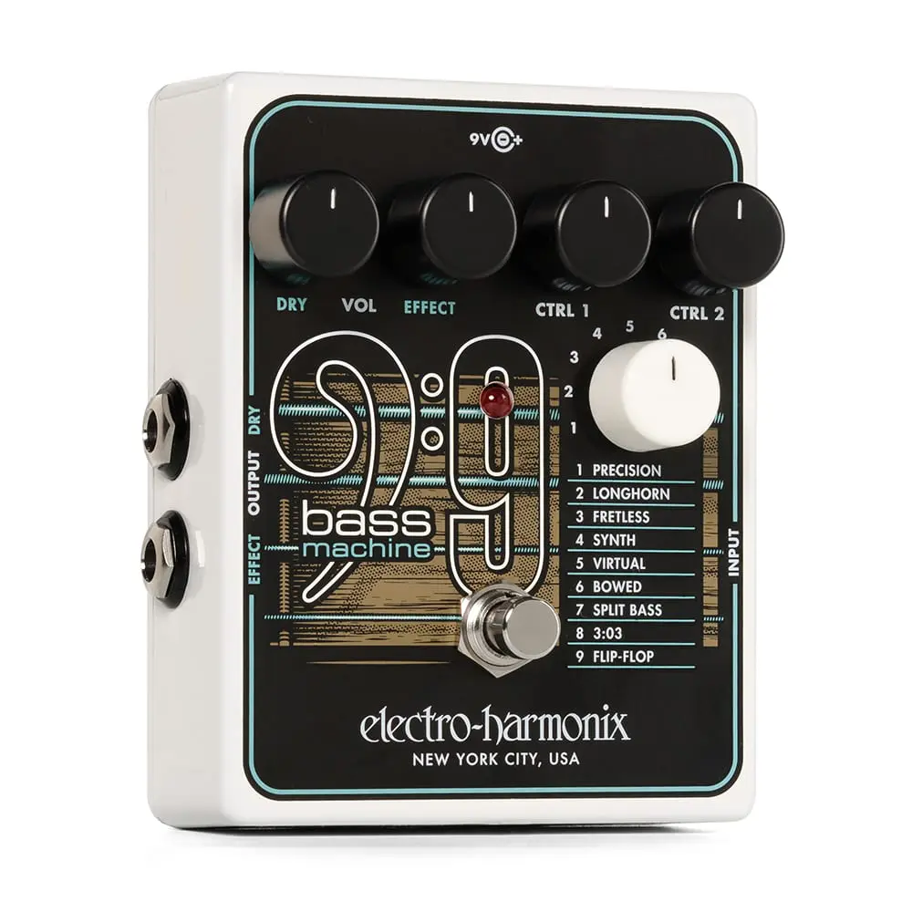 Electro-Harmonix Bass9 Bass Machine Pedal-0