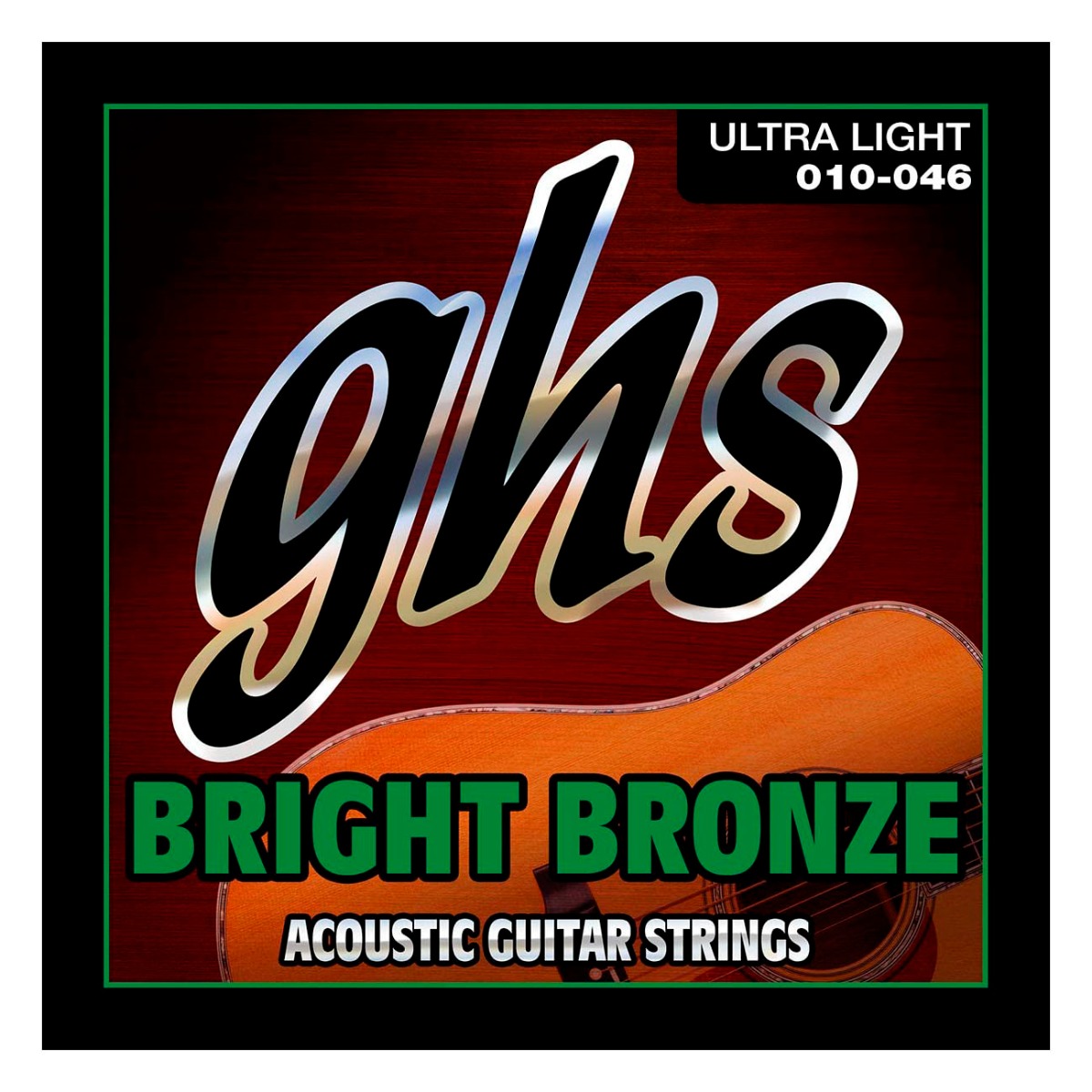 GHS Acoustic String Set 80/20 Bronze 10-46-0
