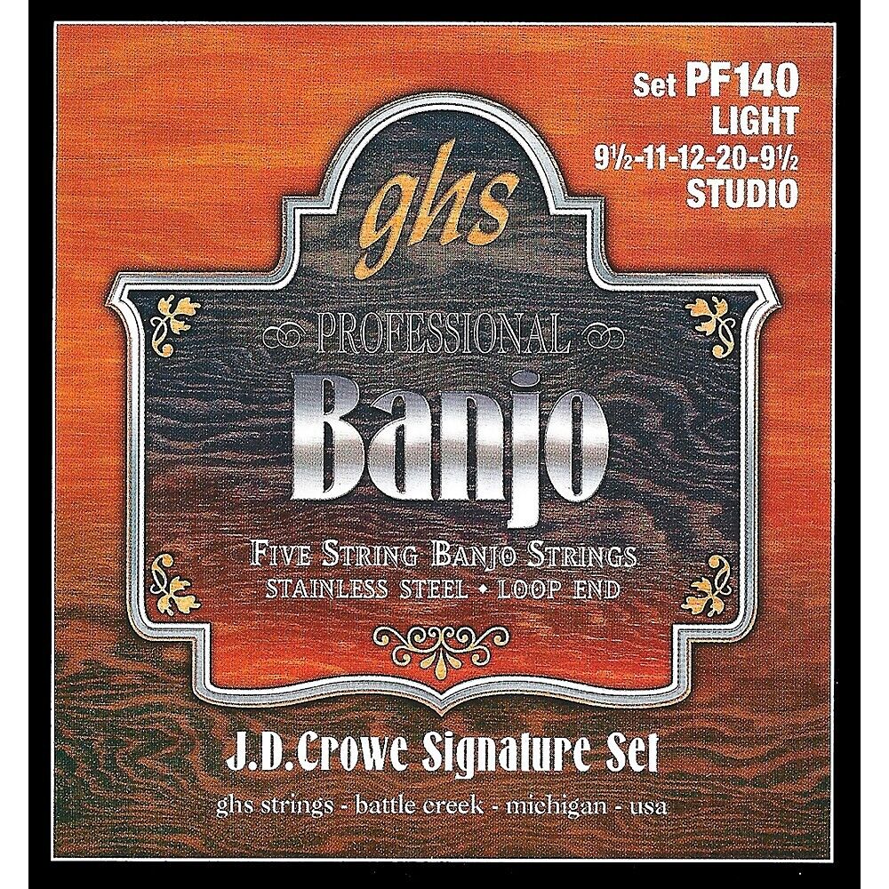 GHS JD Crowe Studio Signature 5-String Banjo Strings, Light-0