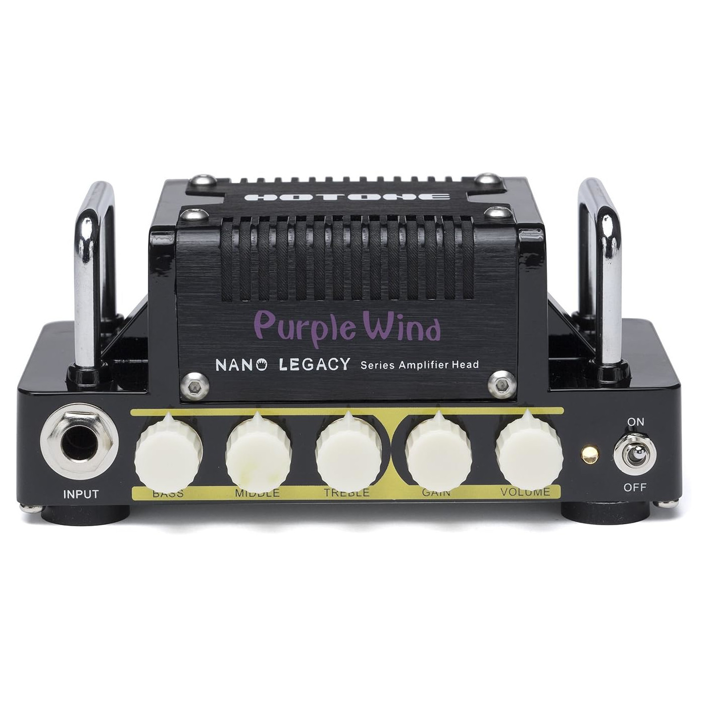 Hotone Nano Legacy Purple Wind 5-Watt Compact Guitar Amp Head with 3-Band EQ-0