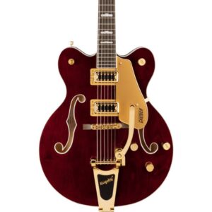 Gretsch - G5422TG Electromatic® Classic Hollow Body Double-Cut with Bigsby® and Gold Hardware - Laurel Fingerboard - Walnut Stain