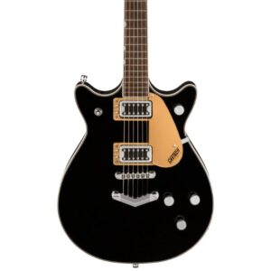Gretsch G5222 Electromatic Double Jet BT with V-Stoptail Electric Guitar – Black