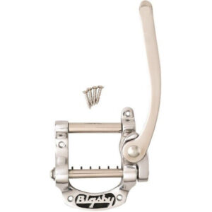 Bigsby B5 Vibrato Kit Chrome Flat Top Guitar SG Les Paul Jr-0