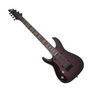 Schecter 2459-SHC 6-String LH Omen Elite-6 Electric Guitar – Black Cherry Burst-140951