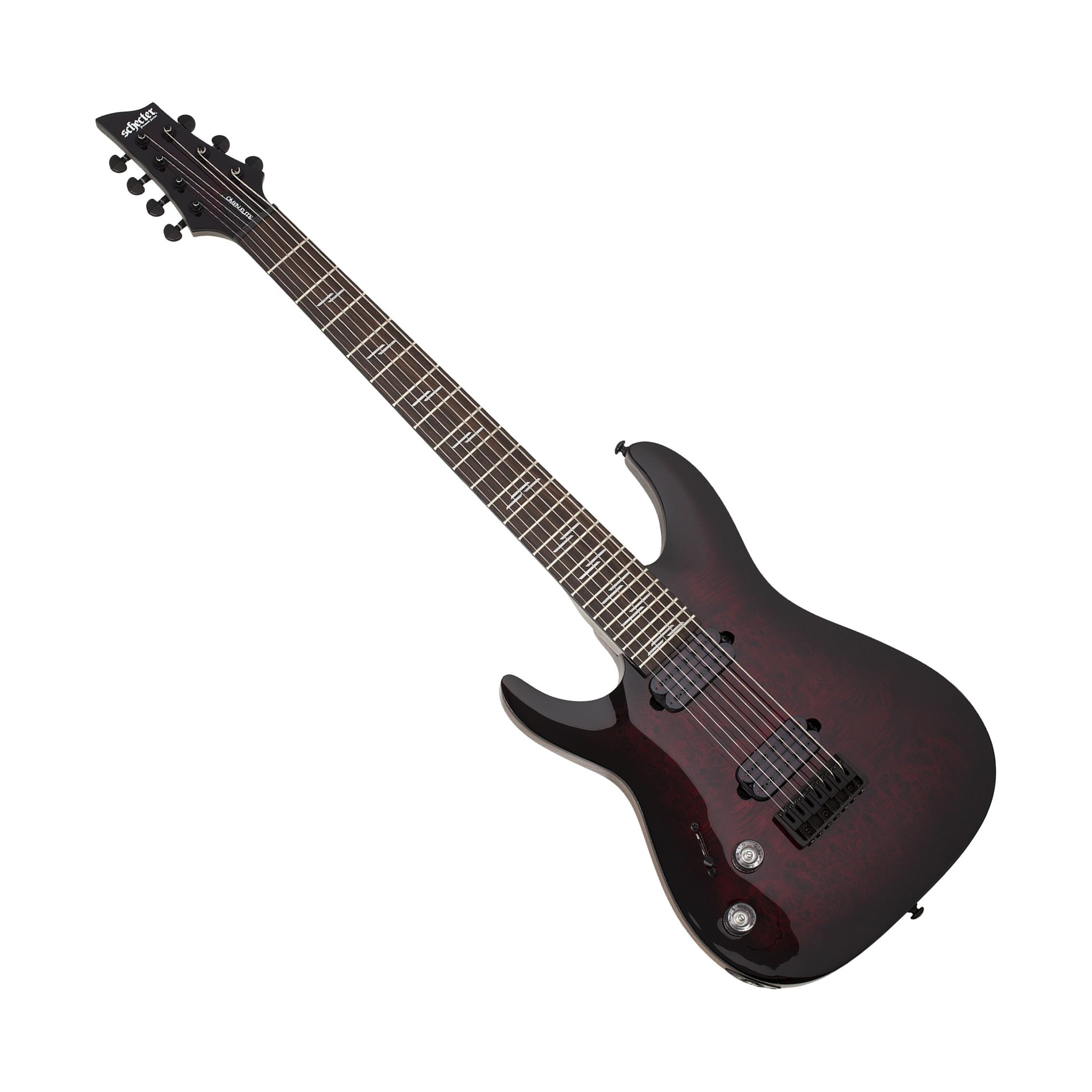 Schecter 2459-SHC 6-String LH Omen Elite-6 Electric Guitar – Black Cherry Burst-140951