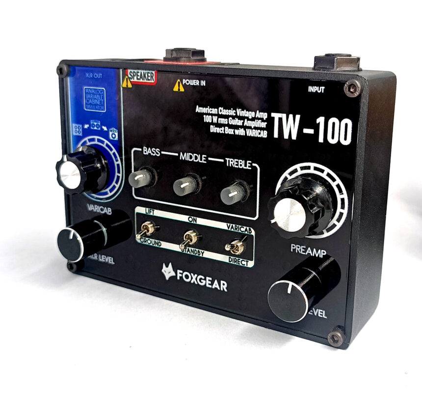 Foxgear TW-100 Miniamp/Direct Box ("Fender" American Clean Classic Tone)-0