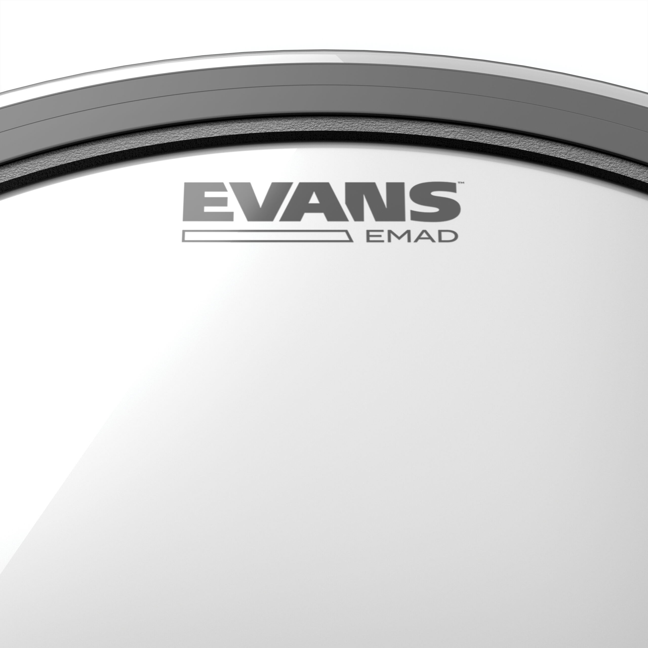 EVANS EMAD Clear Tom Hoop Drum Head, 16 Inch-0