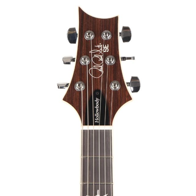 PRS SE Hollowbody Standard Piezo, Ebony Fretboard Electric Guitar - Dog Hair Smokeburst - Image 4