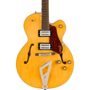 Gretsch G2420 Streamliner Hollow Body with Chromatic II Tailpiece, Laurel Fingerboard, Broad'Tron BT-3S Pickups Electric Guitar - Village Amber