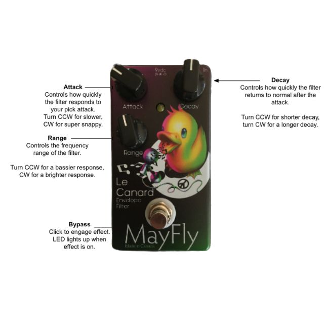 MayFly Le Canard Envelope Filter Pedal - Image 2
