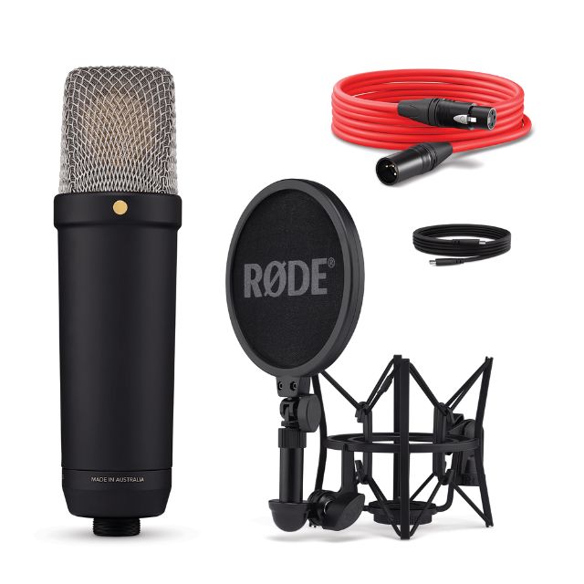 RODE NT1 5th Generation Studio Condenser Microphone – Black - Image 3