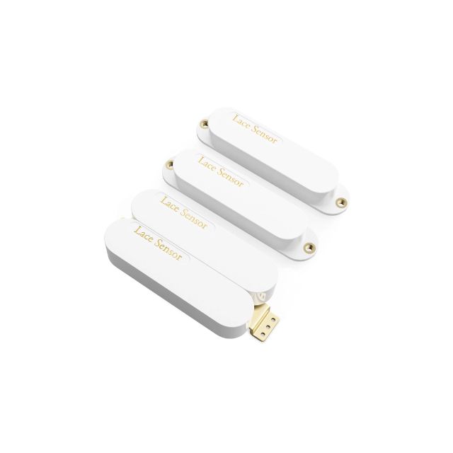 Lace Sensor Deluxe Plus Pack HSS Gold - White Covers