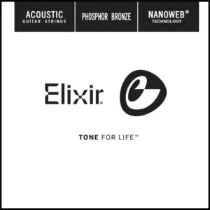 Elixir 14126 Phosphor Bronze Acoustic Guitar Single String .026